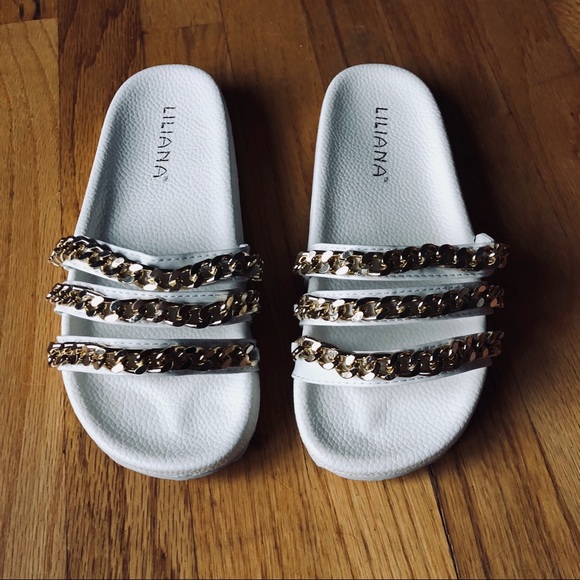 Shoes - Chain Slide sandals